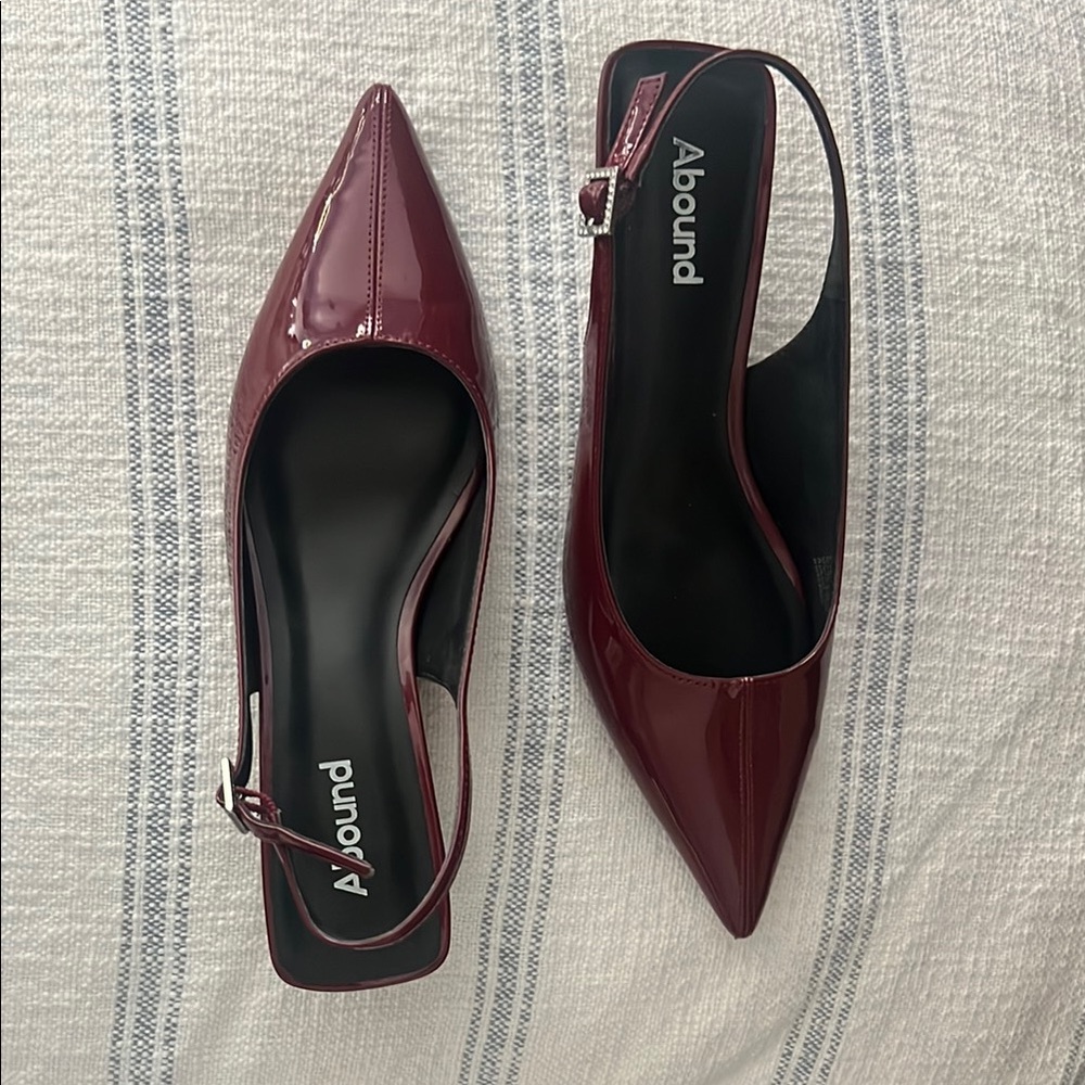 Abound Red Heels Sleek Sophisticated Design